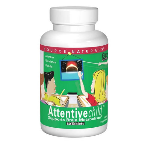 Source Naturals, Attentive Child, 60 Tabs