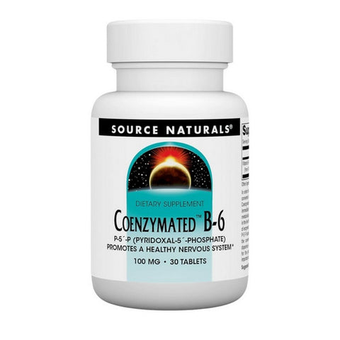 Source Naturals, Coenzymated B-6, 100 mg, 30 Tabs