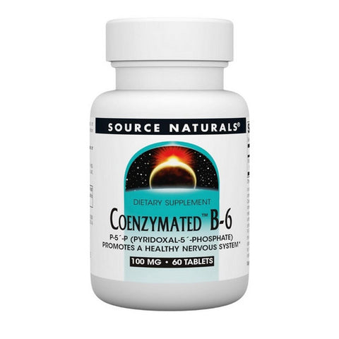 Source Naturals, Coenzymated B-6, 100 mg, 60 Tabs