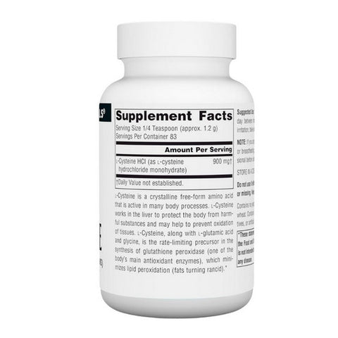 Source Naturals, L-Cysteine Powder, 3.53 oz (100 gms)