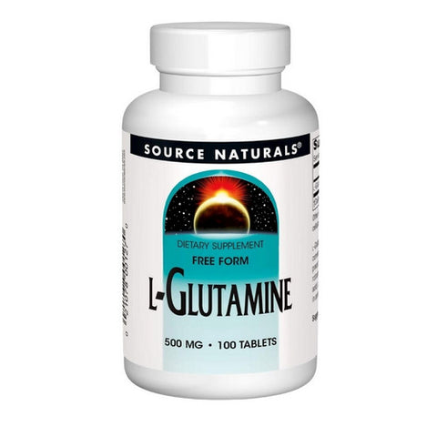 Source Naturals, L-Glutamine, 500 mg, 100 Tabs