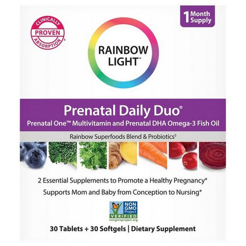 Rainbow Light, Prenatal DHA Smart Essentials, 30 Tablets + 30 Softgels