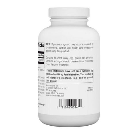 Source Naturals, L-Lysine, 500 MG, 250 Tabs