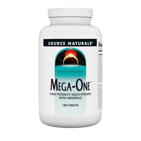 Source Naturals, Mega One (Formerly Mega-Vite 85), 180 Tabs