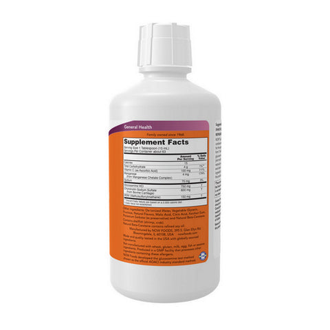 Now Foods, Liquid Glucosamine & Chondroitin with MSM, 32 Oz