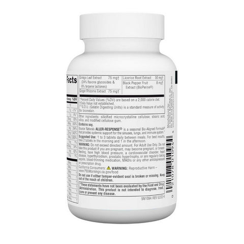 Source Naturals, Aller-Response, 45 Tabs