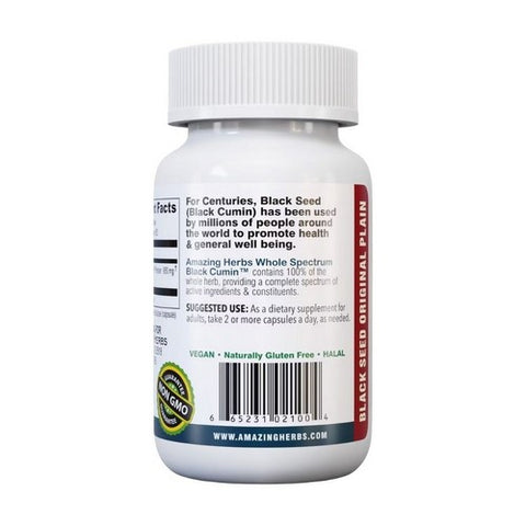 Amazing Herbs, Black Seed, 100 Cap