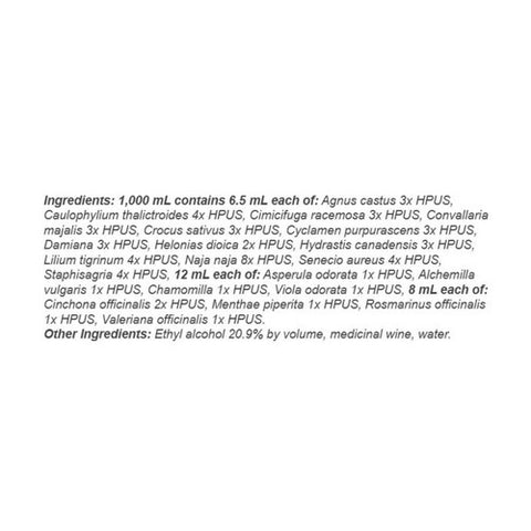 Contessa Female Tonic, Homeopathic Female Tonic, 8 Oz