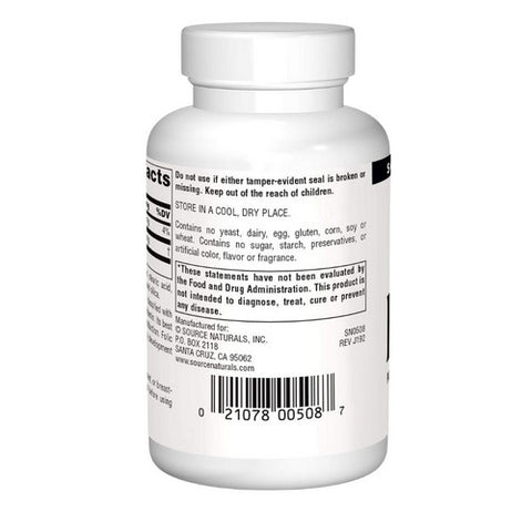 Source Naturals, PABA, 100 mg, 250 Tabs