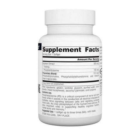 Source Naturals, Phosphatidyl Serine Complex, 500 mg, 60 Softgels