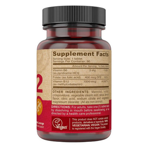 Deva Vegan Vitamins, Vegan Vitamin B-12, 90 Tabs