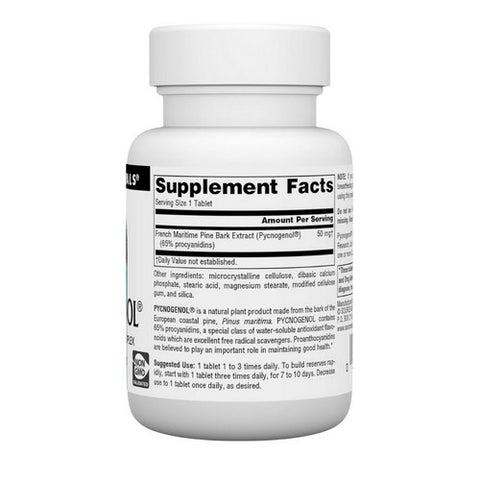 Source Naturals, Pycnogenol Proanthocyanidin Complex, 50 MG, 30 Tabs