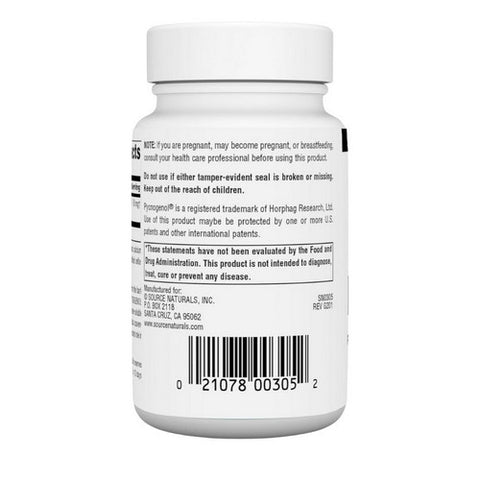 Source Naturals, Pycnogenol Proanthocyanidin Complex, 50 MG, 120 Tabs