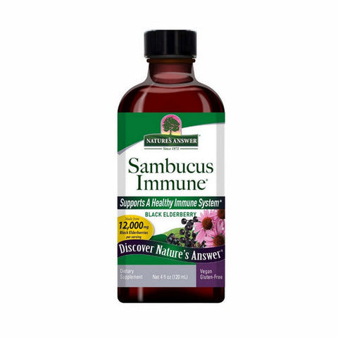 Nature's Answer, Sambucus Immune Black Elderberry, 4 Oz Nature's Answer