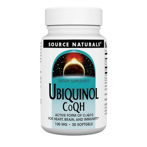 Source Naturals, Ubiquinol Co QH, 100mg, 30 softgels
