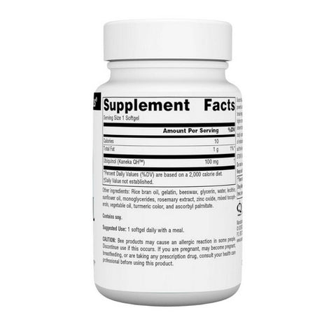 Source Naturals, Ubiquinol Co QH, 100mg, 30 softgels