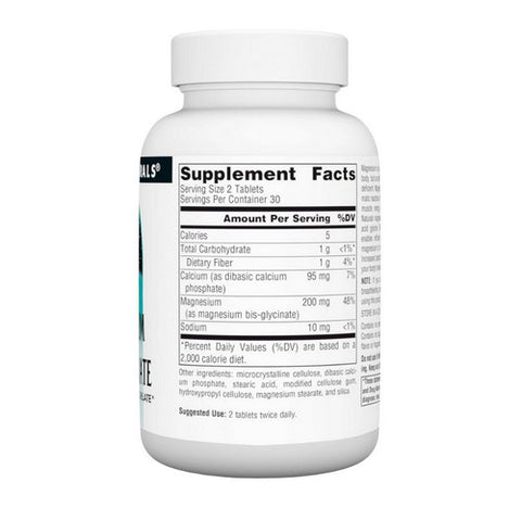 Source Naturals, Magnesium Bis-Glycinate, 60 tabs