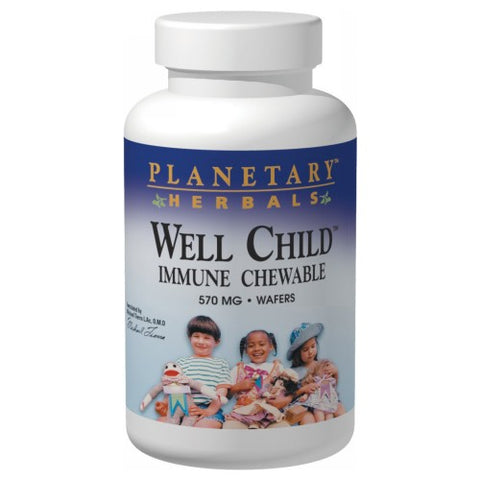 Planetary Herbals, Well Child Immune Chewable wafer, 120 Wafers