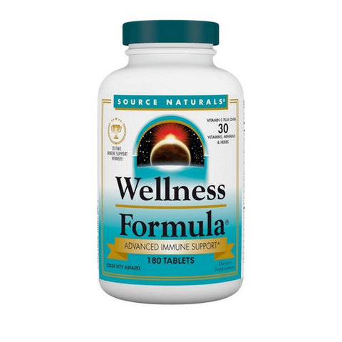 Source Naturals, Wellness Formula, Bio-Aligned, 180 Tabs