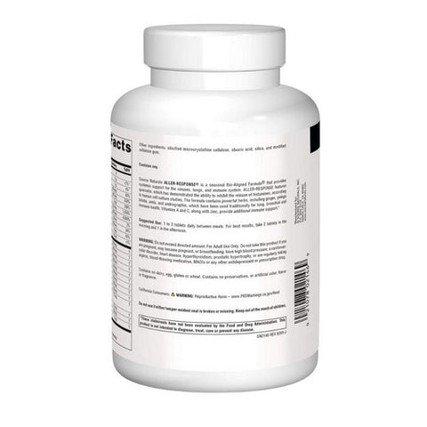 Source Naturals, Aller-Response, 180 Tabs