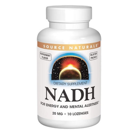 NADH Sublingual 10 Lozenge by Source Naturals