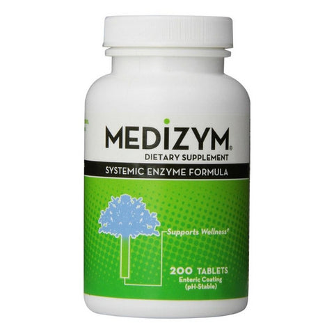 Naturally Vitamins, Medizym Systemic Enzyme Formula, 200 Tabs
