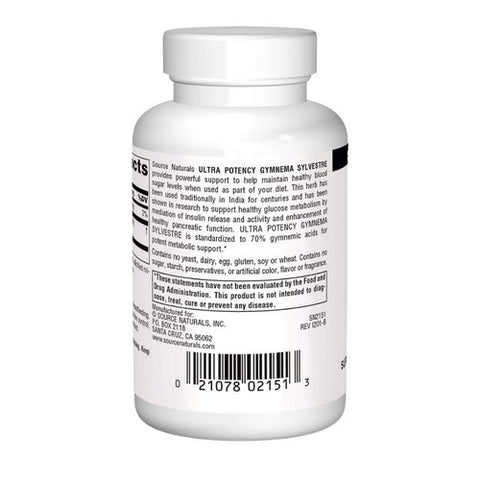Source Naturals, Ultra Gymnema Sylvestre, 550  Mg, 30 tabs