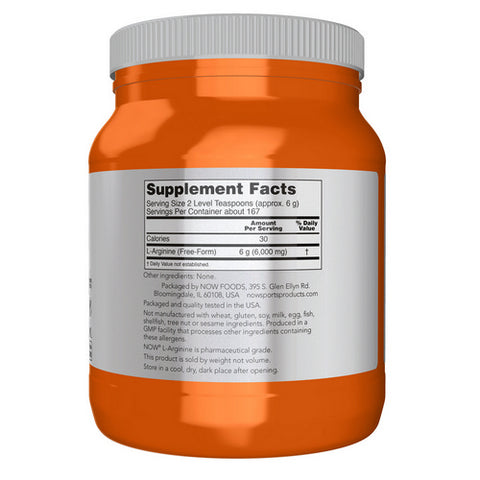 Now Foods, L-Arginine Powder, 2.2 Lbs