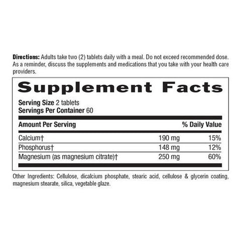 Country Life, Magnesium Citrate, 120 Tabs Country Life
