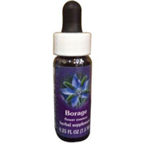 Flower Essence Services, Borage Herbal Supplement Dropper, 1 oz