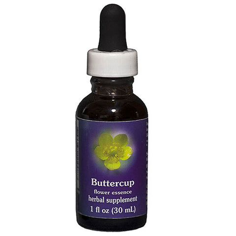 Flower Essence Services, Buttercup Dropper, 1 oz