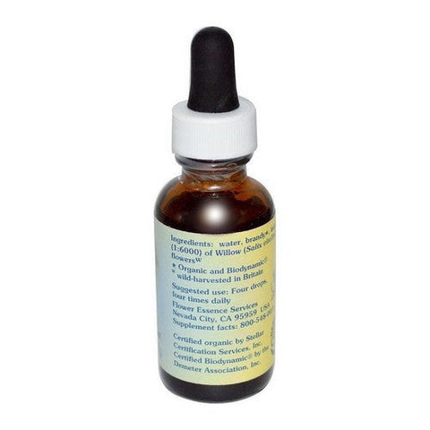 Flower Essence Services, Willow Herbal Dropper, 1 oz Flower Essence Services