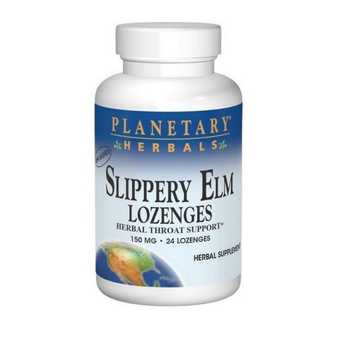 Planetary Herbals, Slippery Elm Lozenge, Unflavored 24 lozenges