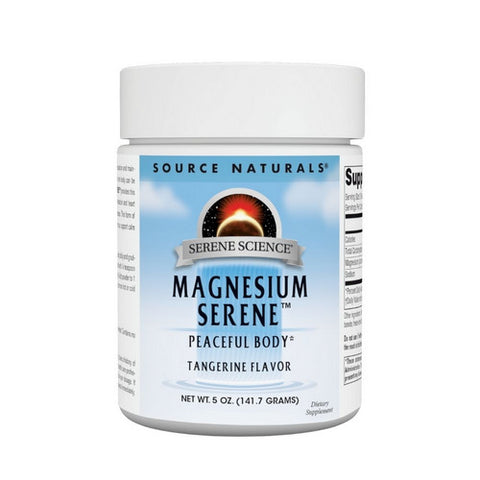Source Naturals, Magnesium Serene Powder, Tangerine Flavor 5 oz