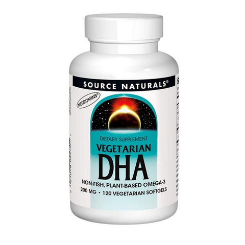 Source Naturals, Vegetarian DHA With Neuromins, 200 Mg, 120 Softgels