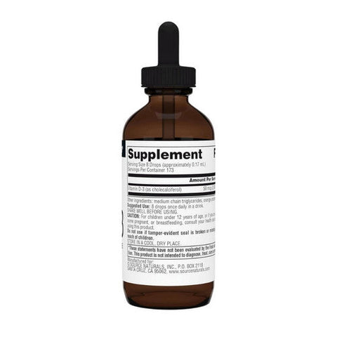 Source Naturals, Vitamin D-3 Liquid, 1 fl oz Source Naturals
