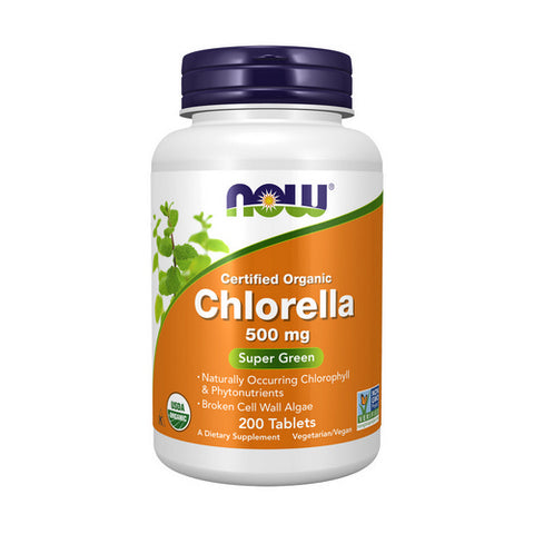 Now Foods, Chlorella, 500 mg, 200 Tabs