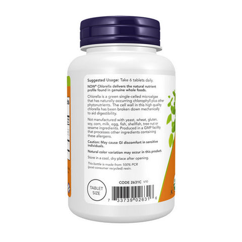 Now Foods, Chlorella, 500 mg, 200 Tabs