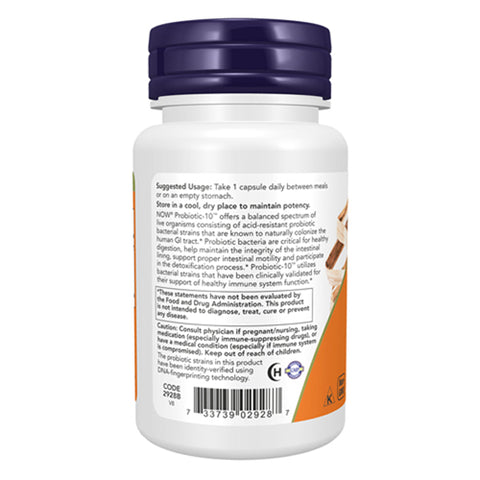 Now Foods, Probiotic-10 50 Billion, 50 Veg Capsules