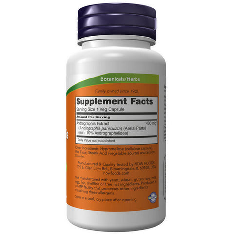 Now Foods, Andrographis Extract, 400 mg, 90  Vcaps