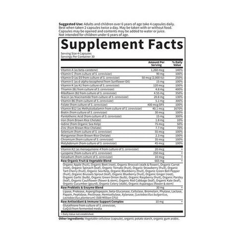 Garden of Life, Vitamin Code, Family Formula 120 Caps