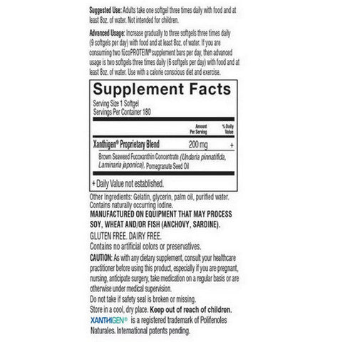 Garden of Life, FucoThin, 180 Softgels Garden of Life
