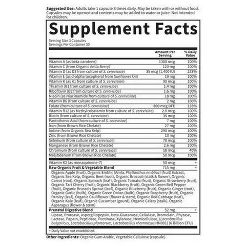 Garden of Life, Vitamin Code, Raw Prenatal 90 Caps Garden of Life