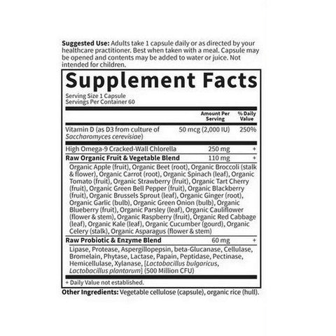 Garden of Life, Vitamin Code, RAW D3 60 Caps Garden of Life