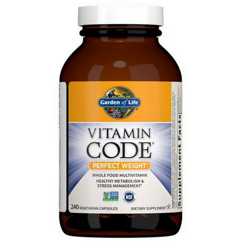 Garden of Life, Vitamin Code, Perfect Weight Formula 240 Caps
