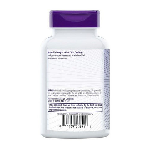 Natrol, Omega-3 Fish Oil, 1000 mg, 90 Softgels