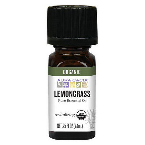 Aura Cacia, Essential Oil, Lemongrass 0.25 oz