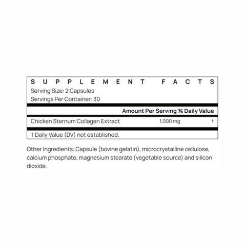 Jarrow Formulas, Type II Collagen, 500 mg, 60 Caps