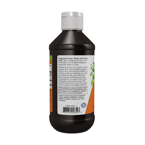 Now Foods, Elderberry Liquid, 8 oz