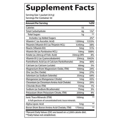 Trace Minerals, Electrolyte Stamina Power Pak, Lemon Lime 32 pk